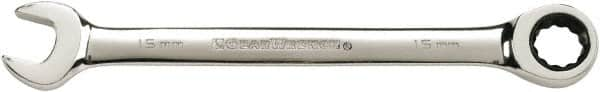 GearWrench - 10mm 12 Point Combination Wrench - 6.256" OAL, Steel, Full Polish Finish - Benchmark Tooling