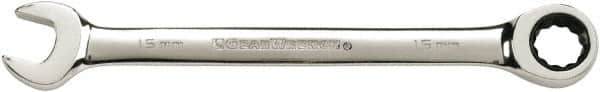 GearWrench - 11mm 12 Point Combination Wrench - 6-32/63" OAL, Steel, Full Polish Finish - Benchmark Tooling