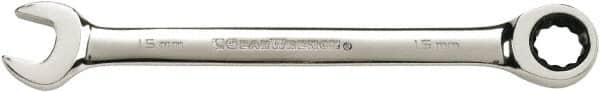 GearWrench - 13mm 12 Point Combination Wrench - 7" OAL, Steel, Full Polish Finish - Benchmark Tooling