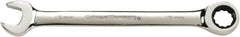 GearWrench - 14mm 12 Point Combination Wrench - 7-1/2" OAL, Steel, Full Polish Finish - Benchmark Tooling