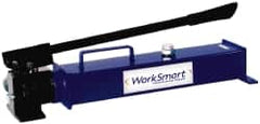 Value Collection - 13/16" Piston Stroke, 1-19/32" Piston Diam, 0.81 Cu In per Stroke, 134 Cu In Reservoir Capacity, Manual Hydraulic Pump - 10,000 psi, 99 Lbs. Max Handle Effort, 2 Stage - Benchmark Tooling