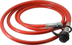 Value Collection - 1/4" Inside Diam x 3/8 NPT 10' Hydraulic Pump Hose - 10,000 psi, 59755199 Opposite End, Thermoplastic - Benchmark Tooling