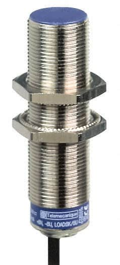 Telemecanique Sensors - NC, NC, 8mm Detection, Cylinder Shielded, Inductive Proximity Sensor - 2 Wires, IP68, IP69K, 24 to 240 VAC/VDC, M18x1 Thread, 60mm Long - Benchmark Tooling