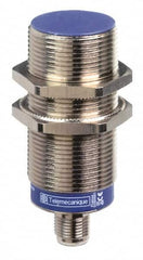 Telemecanique Sensors - 15mm Detection, Cylinder Shielded, Inductive Proximity Sensor - 2 Wires, IP67, IP69K, 24 to 240 VAC/VDC, M30x1.5 Thread, 2.87 Inch Long - Benchmark Tooling