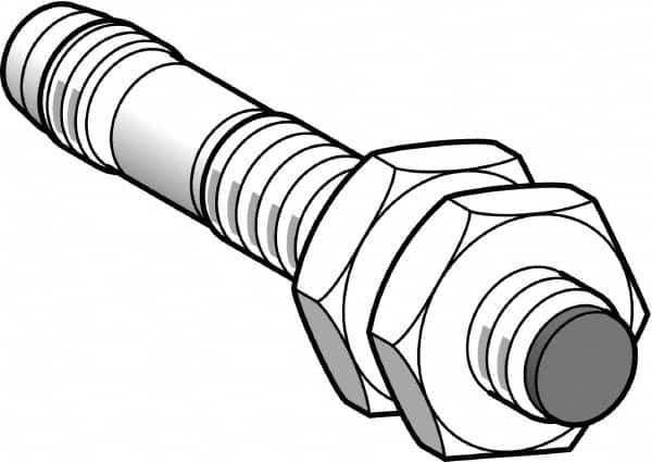 Telemecanique Sensors - PNP, 2.5mm Detection, Cylinder, Inductive Proximity Sensor - 3 Wires, IP65, IP67, 12 to 24 VDC, M8x1 Thread, 42mm Long - Benchmark Tooling