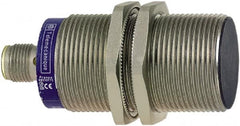 Telemecanique Sensors - NPN, 10mm Detection, Cylinder Shielded, Inductive Proximity Sensor - 3 Wires, IP67, IP69K, 12 to 24 VDC, M30x1.5 Thread, 55mm Long x 1.18 Inch Wide - Benchmark Tooling