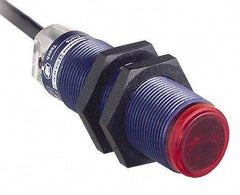 Telemecanique Sensors - Cable Connector, 5m Nominal Distance, Shock and Vibration Resistant, Retroreflective Photoelectric Sensor - 12 to 24 VDC, 500 Hz, PBT, 46mm Long x 18mm Wide x 7 Inch High - Benchmark Tooling