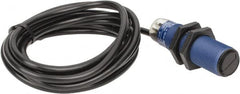 Telemecanique Sensors - Cable Connector, 0.6m Nominal Distance, Shock and Vibration Resistant, Diffused Photoelectric Sensor - 12 to 24 VDC, 500 Hz, PBT, 2.44 Inch Long x 0.71 Inch Wide - Benchmark Tooling