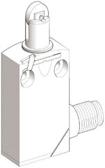 Telemecanique Sensors - DP, NC/NO, 240 VAC, 5 Pin M12 Male Terminal, Roller Plunger Actuator, General Purpose Limit Switch - IP66, IP67, IP68 IPR Rating - Benchmark Tooling