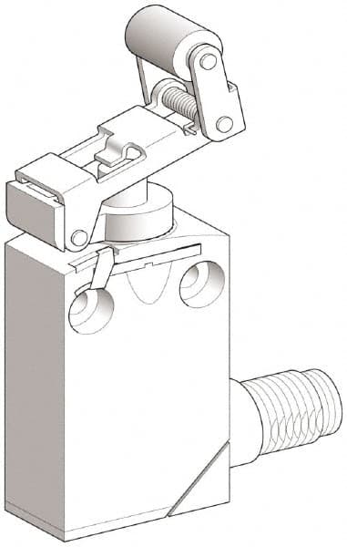 Telemecanique Sensors - SPDT, NC/NO, 240 VAC, 250 VDC, Screw Terminal, Roller Plunger Actuator, General Purpose Limit Switch - 1, 2, 6, 12, 13, 4X, 6P NEMA Rating, IP66, IP67, IP68 IPR Rating - Benchmark Tooling