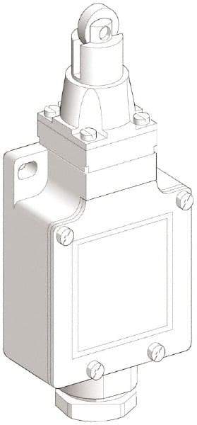 Telemecanique Sensors - DP, NC/NO, 240 VAC, Screw Terminal, Roller Plunger Actuator, General Purpose Limit Switch - IP66 IPR Rating - Benchmark Tooling