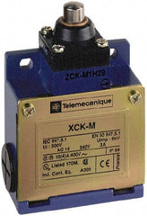 Telemecanique Sensors - SPDT, NC/NO, 240 VAC, 250 VDC, Screw Terminal, End Plunger Actuator, General Purpose Limit Switch - 1, 2, 4, 6, 12, 13, 6P NEMA Rating, IP66 IPR Rating - Benchmark Tooling