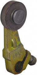 Square D - 1-1/2 Inch Long, 1/4 Inch Diameter, Cast Zinc Body, Limit Switch Operator - 1/4 Inch Face Width, Iron Roller, For Use with Limit Switches - Benchmark Tooling