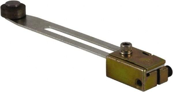 Square D - 0.88 Inch Long, 0.63 Inch Diameter, Cast Zinc Body, Limit Switch Adjustable Roller Lever - Steel Roller, For Use with Limit Switches - Benchmark Tooling