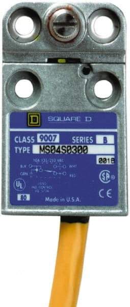 Square D - SPDT, NC/NO, 240 VAC, Prewired Terminal, Rotary Head Actuator, General Purpose Limit Switch - 1, 2, 4, 6, 6P NEMA Rating, IP67 IPR Rating - Benchmark Tooling