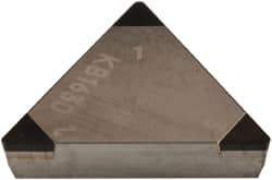 Kennametal - TPG322 MT Grade KB1630 CBN Turning Insert - Uncoated, 60° Triangle, 3/8" Inscr Circle, 1/8" Thick, 1/32" Corner Radius - Benchmark Tooling