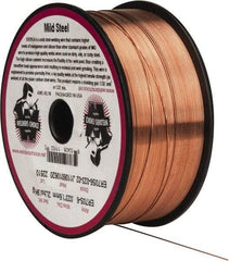 Welding Material - ER70S-6, 0.023 Inch Diameter, Carbon Steel MIG Welding Wire - 2 Lb. Roll - Exact Industrial Supply