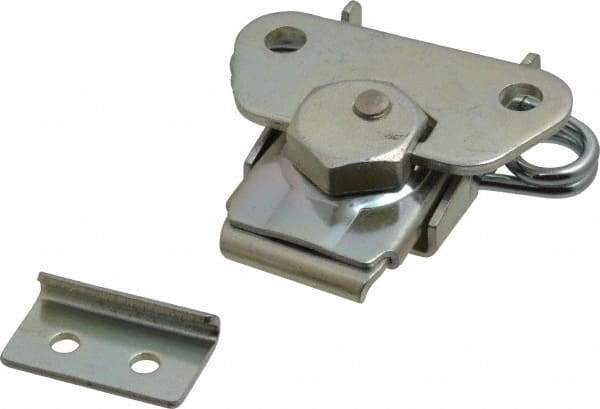 Value Collection - 2.62" Long x 2.51" Wide x 0.79" High, Standard Base Wing Turn Latch - Steel, with Zinc Finish - Benchmark Tooling