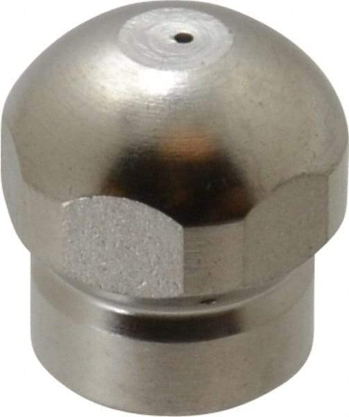 Value Collection - 3,000 psi Rotating, Sewer Pressure Washer Nozzle - 5.5mm Orifice Diam, 1/8" Thread - Benchmark Tooling