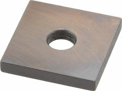 Mitutoyo - 0.14" Square Steel Gage Block - Accuracy Grade 0, Includes Certificate of Inspection - Benchmark Tooling