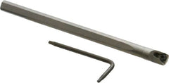Kennametal - 0.3" Min Bore Diam, 4" OAL, 1/4" Shank Diam, FCBI Indexable Boring Bar - 2-1/2" Max Bore Depth, TD.. Insert, Screw Holding Method - Benchmark Tooling