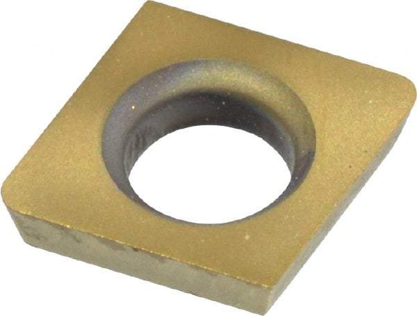 Kennametal - CDHB12061 Grade KT315 Cermet Boring Insert - 80° Diamond, 15° Relief Angle, 5/32" Inscr Circle, 0.04" Thick, 1/64" Corner Radius - Benchmark Tooling