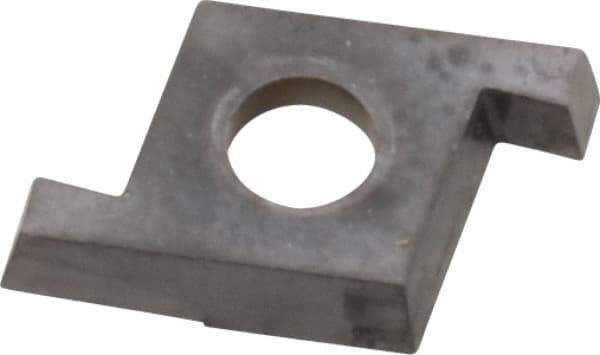 Kennametal - 2062CPG Grade KC5010, 0.06" Cutting Width Carbide Grooving Insert - 0.065" Max Depth of Cut, Right Hand, TiN Finish - Benchmark Tooling
