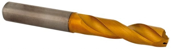 Seco - 9.5mm 140° Spiral Flute Solid Carbide Screw Machine Drill Bit - Benchmark Tooling