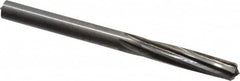 Hertel - 17/64" Solid Carbide 6 Flute Chucking Reamer - Spiral Flute, Straight Shank, 1-1/8" Flute Length, 3-1/4" OAL - Benchmark Tooling