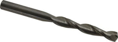 Hertel - 21/64" 135° Solid Carbide Jobber Drill - Right Hand Cut, Parabolic Flute, 4" OAL, Split Point - Benchmark Tooling