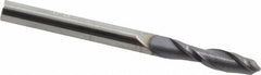 Hertel - 1/8" Diam, 1/2" LOC, 2 Flute Solid Carbide Ball End Mill - AlTiN Finish, Single End, 1-1/2" OAL, 1/8" Shank Diam - Benchmark Tooling