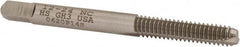 Hertel - #12-24 UNC, 2 Flute, Bright Finish, High Speed Steel Spiral Point Tap - Bottoming Chamfer, Right Hand Thread, 2-3/8" OAL, 15/16" Thread Length, 2B/3B Class of Fit - Exact Industrial Supply
