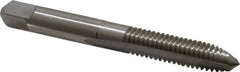 Hertel - 5/16-18 UNC, 2 Flute, Bright Finish, High Speed Steel Spiral Point Tap - Plug Chamfer, Left Hand Thread, 2-23/32" OAL, 3B Class of Fit - Exact Industrial Supply