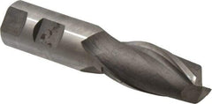 Hertel - 25mm, 2" LOC, 1" Shank Diam, 4-1/2" OAL, 2 Flute, Cobalt Square End Mill - Single End, Uncoated, Centercutting, Right Hand Cut - Benchmark Tooling