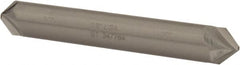 Hertel - 3/8" Diam Double End Cobalt Chamfer Mill - Benchmark Tooling