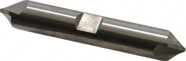 Hertel - 1/2" Diam 2 Flute Double End Cobalt Chamfer Mill - Benchmark Tooling