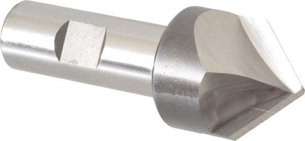 Hertel - 1-1/4" Diam 2 Flute Single End Cobalt Chamfer Mill - Benchmark Tooling