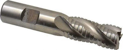 Hertel - 3/4" Diam, 1-5/8" LOC, 4 Flute Cobalt Roughing & Finishing Square End Mill - Uncoated, 3-3/4" OAL, 3/4" Shank Diam, Straight Shank, Non-Centercutting - Benchmark Tooling