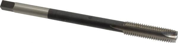 Hertel - M12x1.75 Metric Coarse 3 Flute D6 High Speed Steel Spiral Point Extension Tap - Plug Chamfer, 6" OAL, 6H Class of Fit - Benchmark Tooling