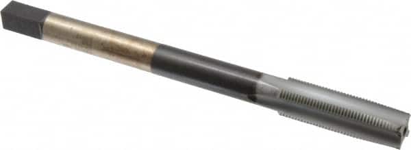 Hertel - 7/8-14 UNF, 4 Flutes, Chrome Finish, High Speed Steel, Nut Tap - 10" Overall Length, 2-3/4" Thread Length - Benchmark Tooling