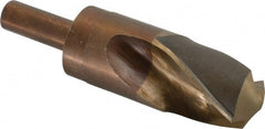 Hertel - 1-3/4" Drill, 135° Point, Cobalt Silver Deming & Reduced Shank Drill Bit - Benchmark Tooling