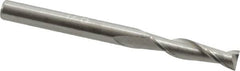 Hertel - 1/8", 1/2" LOC, 1/8" Shank Diam, 1-1/2" OAL, 2 Flute, Solid Carbide Square End Mill - Single End, Uncoated, 30° Helix, Centercutting, Right Hand Cut - Benchmark Tooling
