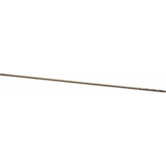 5/32″ Diam 2″ Flute Length 135° Cobalt Aircraft Extension Drill Straw Finish, Straight-Cylindrical Shank, Split Point, Self-Centering