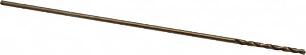 Hertel - 0.196" Diam, 12" OAL Bright Cobalt Aircraft Extension Drill Bit - Benchmark Tooling
