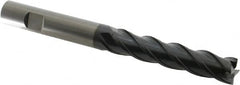 OSG - 5/8", 3" LOC, 5/8" Shank Diam, 6" OAL, 4 Flute, Solid Carbide Square End Mill - Single End, TiAlN Finish, Spiral Flute, 35° Helix, Right Hand Cut, Right Hand Flute, Series VG441 - Benchmark Tooling