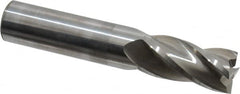 Hertel - 16mm, 32mm LOC, 16mm Shank Diam, 89mm OAL, 4 Flute, Solid Carbide Square End Mill - Single End, Uncoated, 30° Helix, Centercutting, Right Hand Cut - Benchmark Tooling