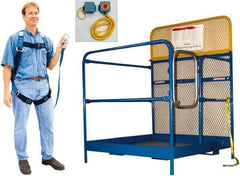 Vestil - 60" Platform - Forklift Work Platform, 1,000 Lb Capacity, 60" Platform Height, 48" Base Width x 48" Base Depth - Benchmark Tooling