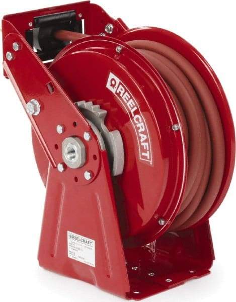 Reelcraft - 35' Spring Retractable Hose Reel - 300 psi, Hose Included - Benchmark Tooling