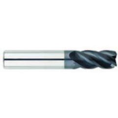 1/4" Dia. - 5/8" LOC - 4" OAL - .015-.020 Radius 4 FL Carbide S/E HP End Mill-AlTiN - Benchmark Tooling