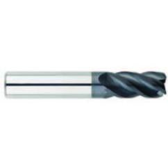 3/8" Dia. - 1/2" LOC - 2" OAL - .015-.020 Radius 4 FL Carbide S/E HP End Mill-AlTiN - Benchmark Tooling